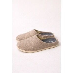 Allbirds Wool Lounger Slippers Tan Beige Womens 9.5 Mens 8 Minimalist Cozy